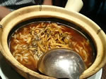 高菜と豚肉の煮込み麺