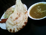日替りカレー、シシカバブ付