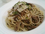 ワイルドマッシュルームのスパゲッティ