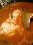 〆にライスを入れちゃいます