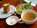 スープとサラダがset